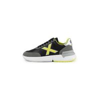 MUNICH Baskets basses 'Versus' gris / vert fluo / noir, Taille 36