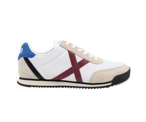 Munich - Baskets urbain décontracté d'inspiration rétro - Homme - Chaussures - Blanc - Taille: 40 EU