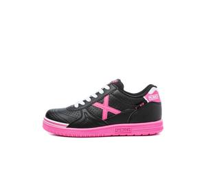 Munich G-3 Kid Profit, Chaussures de Sport Unisexe pour Enfants, Noir, Rose, 37 EU