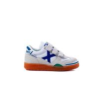 Munich Gresca Velcro In Indoor Football Shoes Blanc EU 28 Enfants