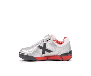 MUNICH One Kid VCO 79 Basket, Argent métallique, 27 EU