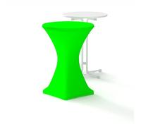 Munich-Sales Housse pour table mange-debout Vert pomme 80 cm Qualité hôtelière haut de gamme