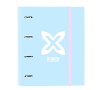 MUNICH SKY Classeur 4 anneaux de 35 cm avec 100 feuilles A4, idéal pour enfants de différents âges, confortable et polyvalent, qualité et résistance, 27 x 3,5 x 32 cm