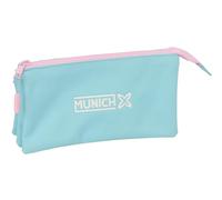 MUNICH SKY - Trousse triple, trousse pour enfant, idéale pour les enfants d'âge scolaire, confortable et polyvalente, qualité et résistance, 22 x 3 x 12 cm