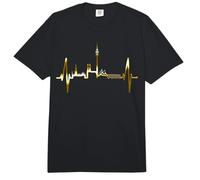 Munich Skyline Battement de Cœur München J'aime Munich Comfort Colors Adult Heavyweight T-Shirt