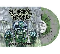 Municipal Waste - Slime and Punishment-Gray & Mint Swirl W/Black Splatter [Vinyl]