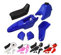 munirater Corps de garde-boue en plastique pour réservoir de gaz et siège avec vis de rechange pour Yamaha PW50 PY50 PW 50 Bleu Rouge Noir Rose Blanc
