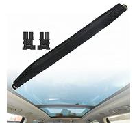 munirater Pare-Soleil de Toit ouvrant avec 2 Clips de Rechange pour Audi Q5 VW Golf Tiguan Beige Noir Gris