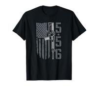 Munitions AR15 M4 propriétaire de fusil 5,56 mm - 2e amendement Pro Gun T-Shirt