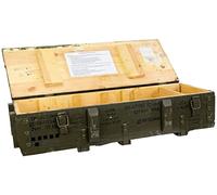 munititions Boîte Long 109 Épaisseur sur 1 cm Dimensions env. 95 x 32 x 26 cm, intérieur env. 85 x 28 x 15 cm Rangement Boîte Box en Bois boîte des Munitions Militaire vin Boîte Pomme Shabby Vintage