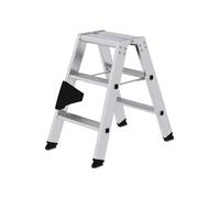 MUNK Échelle escabeau 2 x 3 marches aluminium hauteur totale 690 mm
