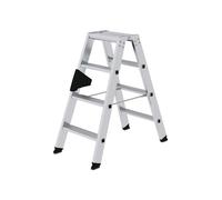 MUNK Échelle escabeau 2 x 4 marches aluminium hauteur totale 930 mm