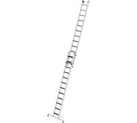 MUNK Günzburger Steigtechnik 040694 aluminium Echelle coulissante à corde et à marches Hauteur de travail (max.): 7.0 cm