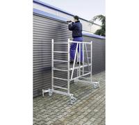 MUNK Günzburger Steigtechnik 11300 aluminium Echafaudage pliant montage sans outils Hauteur de travail (max.): 3 m 30 kg