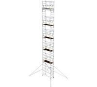 MUNK Günzburger Steigtechnik 115104 aluminium Echafaudage pliant montage sans outils Hauteur de travail (max.): 1.304 m