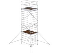 MUNK Günzburger Steigtechnik 115248 aluminium Echafaudage pliant montage sans outils Hauteur de travail (max.): 6.8 m