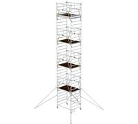 MUNK Günzburger Steigtechnik 115284 aluminium Echafaudage pliant Hauteur de travail (max.): 11.08 cm
