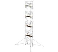 MUNK Günzburger Steigtechnik 154949 aluminium Echafaudage roulant Hauteur de travail (max.): 11.51 cm