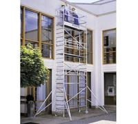 MUNK Günzburger Steigtechnik 156546 aluminium Echafaudage roulant montage sans outils Hauteur de travail (max.): 7.4 m