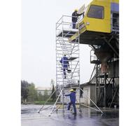 MUNK Günzburger Steigtechnik 167200 aluminium Echafaudage roulant montage sans outils Hauteur de travail (max.): 6.4 m