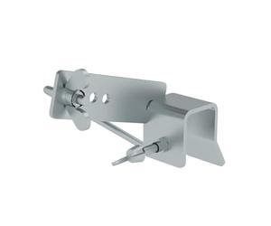 MUNK Günzburger Steigtechnik 19114 Support de gouttière compatible avec tous les montants d'échelle en acier/galvanisé 1