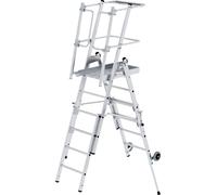 MUNK Günzburger Steigtechnik 52534 aluminium Echelle à plate-forme montage avec outils Hauteur de travail (max.): 3.58 cm