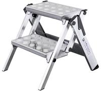 MUNK Günzburger Steigtechnik 54202 aluminium Marchepied pliant Hauteur de travail (max.): 2.45 m