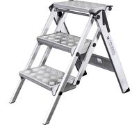 MUNK Günzburger Steigtechnik 54203 aluminium Marchepied pliant Hauteur de travail (max.): 2.7 m