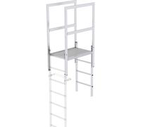 MUNK Günzburger Steigtechnik 62181 aluminium Plateforme de travail montage avec outils