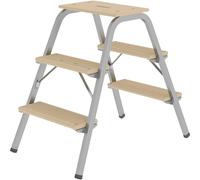 MUNK Günzburger Steigtechnik Günzburger Steigtechnik 39003 métal (thermolaqué) Escabeau double montage avec outils Hauteur de travail (max.): 2.6 m 8 kg