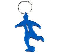 Munkees 3490 Porte-clés Football, ouvre bouteille, article pour fan de football, idée cadeau., aluminium, bleu
