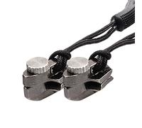 Munkees FixnZip - Kit de réparation universel pour tous types et tailles - Fermeture éclair, tire-rechange, filetage - ISPO Gold Award, graphite, 2Pack S (2 Stück)