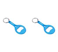 munkees Lot de 2 porte-clés décapsuleur de tennis - Bleu - 340569