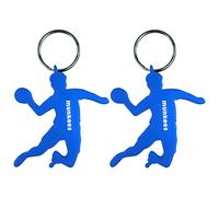 munkees Porte-clés en Forme de handballeur avec décapsuleur, 2 x Bleu