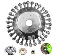 munloo Tete Brosse Débroussailleuse, 150x25.4mm Brosse Desherbage Debroussailleuse, Debroussailleur pour Outils de Pelouse Jardin Agriculture (6 Pouce)