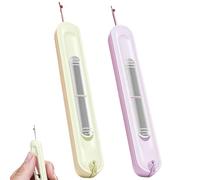 MUNSKT 2 En 1 Enfile Aiguille, 2 In 1 Needle Threader Seam Ripper, Pour Une Couture Et Une Broderie Faciles, Et Un Retrait Rapide Du Fil