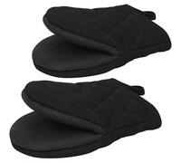 MUNSKT 2 Pair Oven Gloves, Oven Gloves Heat Resistant, Protect Your Hands Against High Temperatures Thick and Durable, Suitable for Kitchen Cooking and Baking Oven Mitts