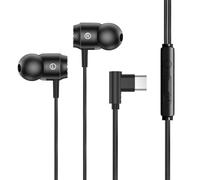 MUNSKT Casque USB C pour iPhone 16Pro Max, écouteurs filaires USB C pour Samsung Galaxy S24 Ultra, casque compatible avec OnePlus 10T/10 Pro, iPad Pro/Mini 6/Air (noir)