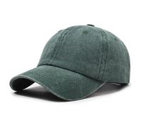 MUNSKT Casquette de Baseball en Coton lavé Unisexe, Peut contrôler la Taille de la Boucle du Chapeau, Golf extérieur Tennis Grand Chapeau de Sport Vintage Peut être ombragé