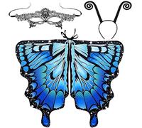 MUNSKT Costume de papillon, de jeu de rôle, de papillon, de performance, de chansons, convient pour Halloween et les fêtes de Noël