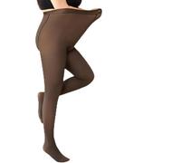 MUNSKT en polaire doublé collants pour les femmes filles, collants translucides hiver chaud leggings haute taille épaissir thermique stretch sheer bas, polyvalent pour correspondre