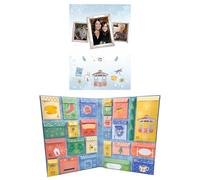 MUNSKT Girls Calendrier de l'Avent 2024 Girls | Article de fan Girls | Calendrier de compte à rebours de Noël 25 jours avec décorations de collection