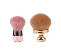 MUNSKT Gros Pinceau Maquillage, 2 Pcs Pinceau Bronzer, Pour Le Visage, Les Jambes, Le Dos, L'Estompement Du Fond De Teint