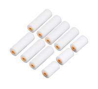 MUNSKT Kit Rouleaux Peinture Professionnels - 7x10cm + 3x5cm, Rouleau Laqueur pour Bricolage Murs Plafonds Coins
