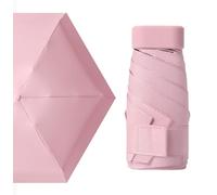 MUNSKT Mini Parapluie Pliable à 6 Baleines - Coupe-Vent, Solide, Léger et Compact pour Femme - Protection Anti-UV