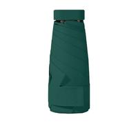 MUNSKT Parapluie de voyage - Mini parapluie pliable à 6 baleines pour soleil et pluie, coupe-vent, léger et compact pour femme, Vert profond, taille unique