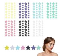 MUNSKT Patchs anti-acné en forme d'étoile - 7 couleurs - 196 points - En forme d'étoile - Absorbant l'acné - Pour soulager l'acné