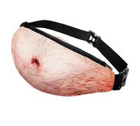 MUNSKT Sac Banane Fantaisie Amusant pour Homme - Cadeau d'anniversaire, Sac Ventral Invisible Anti-Voleur, Réglable avec Fermeture Éclair (Small)