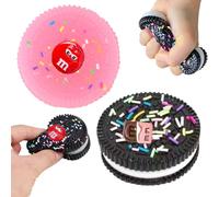MUNSKT Taba Squishy,2 PCS Fufu Squishy,Jouet Sensoriel Doux à Presser, Thérapie Manuelle De Relaxation Anti-Anxiété pour ADHD Autisme