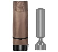 MunteLock Housse de Protection Étanche pour Sac de Boxe Extérieur, Bâche pour Sac de Frappe sur Pied avec Fermeture Éclair Latérale et Ventilation, 420D Oxford Marron
